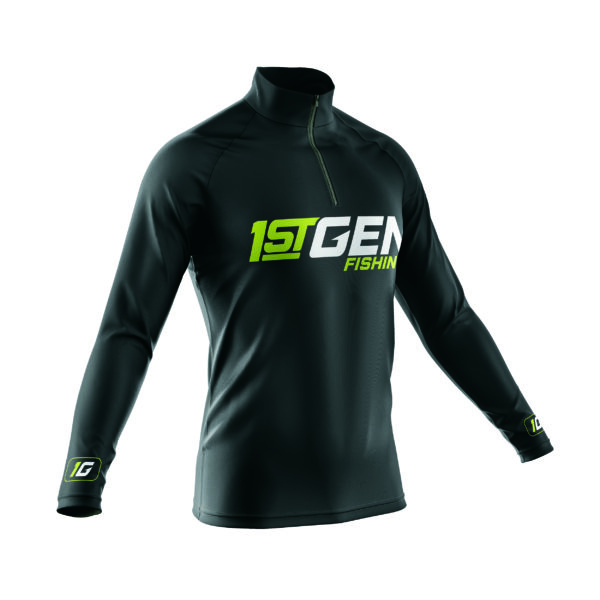 Black Zippered Jersey